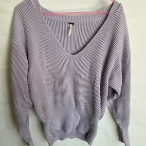 Free People Lavender Colored Sweater